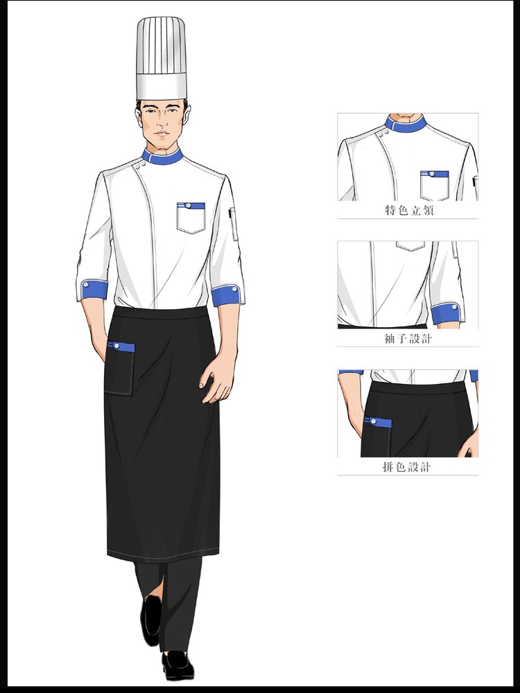 餐廳廚房工作服